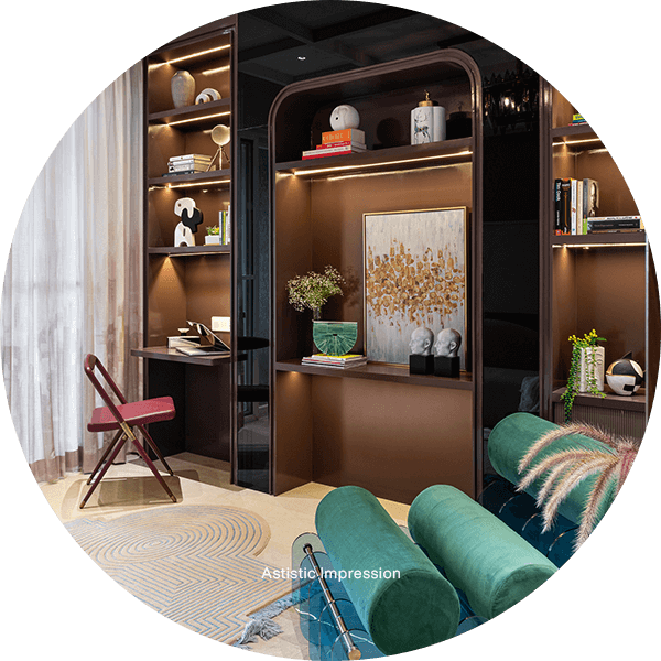 Focus in a sophisticated study area – designed for premium apartments in Pune